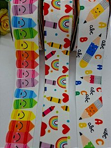 Fita Coleção Escolar Estampada Sinimbu N9 com 1 metro