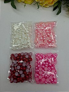 Meia Perola ABS 8mm com 25 Gramas