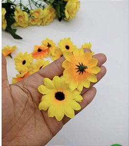 Aplique Girassol 5cm com 10 unidade