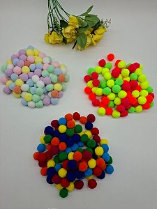 Pompom 2cm com 100 unidades - Princess