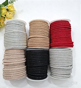 Meia Cana Strass 6mm com 1 metro