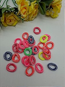 Kit de Mini Xuxinha Baby Cores Neon 2cm com 10 uni - Sortida