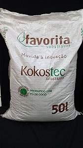 Kokostec  Favorita substrato 50 litros ( Pó de coco ) 14 kg