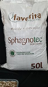 Substrato Favorita Sphagnotec ( Turfa ) 50 litros 7 kg