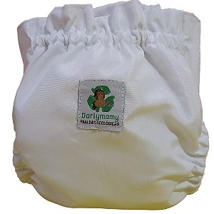 Fralda ecológica branca