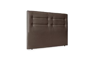 Cabeceira Cama Box Casal 160 cm Iza - Marrom suede