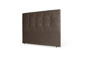 Cabeceira Cama Box Casal 140 cm Luiza - Marrom suede