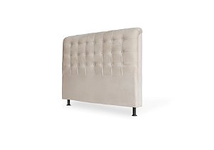 Cabeceira Cama Box Casal 160 cm Ana - Bege suede