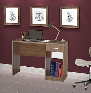 Mesa para Computador Escrivaninha com gaveta Celta - Lamina Mel