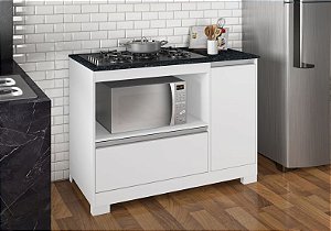 Balcão Para Cooktop Nt3050 Com 1 Gaveta Notável Branco