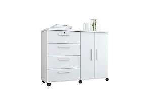 Comoda Sapateira Duda Branco - Moveis Borsari