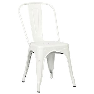 Cadeira Francesinha Iron Estilo Industrial Branca