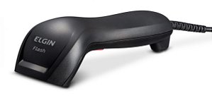 Leitor De Código De Barras de Mão Elgin Flash USB 1D Preto