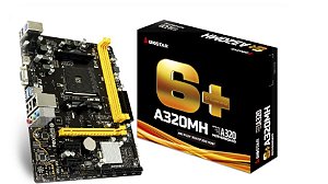 PLACA MÃE BIOSTAR A320MH AM4 RYZEN DDR4