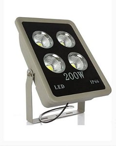 REFLETOR LED MULTIFOCAL 200W  BRANCO FRIO -