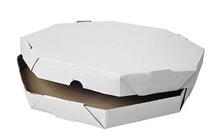 Caixa de Papelão Oitavada 19x19x4 cm para Mini-Pizza - 25 Unidades