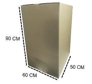 Caixa de Papelão Reforçada Onda Dupla E23 60x50x90 cm