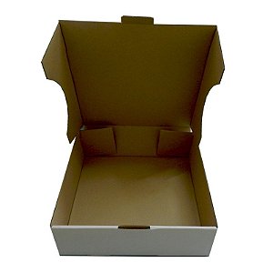 10 Caixas de Papelão Branca Para Tortas E Bolos G 42x40x12,5 cm