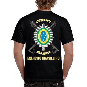 Camiseta Estampada Exército Fuzil Cruzado - Toca Militar | Artigos  Militares e Muito Mais