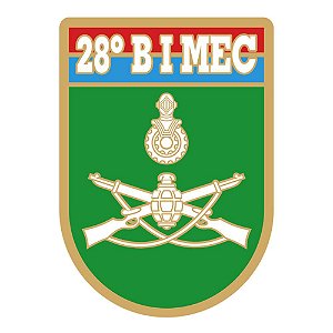 Distintivo de Bolso 28º BI MEC (Pirulito - Masculino)