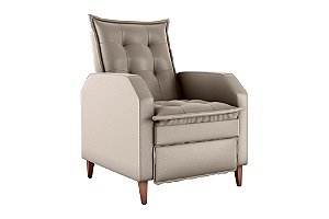 Poltrona Reclinável MX-65 Yaris Veludo Turkey Capuccino