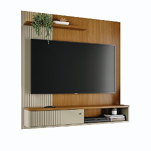 Bancada Painel Suspensa Aurora Cumaru Opala Tv 65 Pol