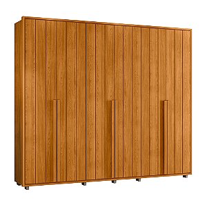 Guarda Roupa 6 Portas e 6 Gavetas Volpi Cinamomo 278cm