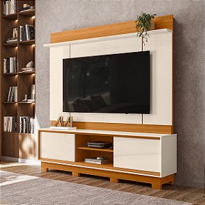 Home Theater Siena Tv até 75 Polegadas Cinamomo Off White