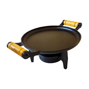 fondue de ferro fundido p/ carne