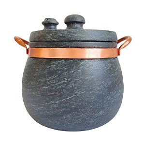 panela de pressão de pedra sabão 3 lts