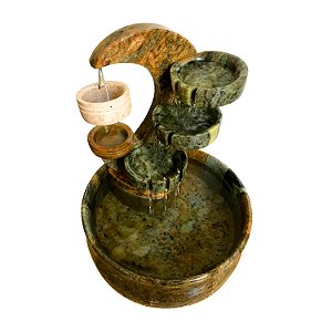 fonte de água de pedra sabão 3 quedas