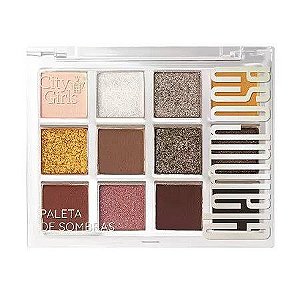 PALETA DE SOMBRAS GLAMUROSA COR B - CITY GIRLS