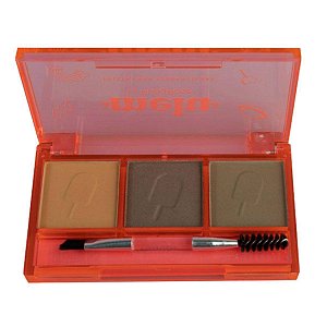 PALETA PARA SOBRANCELHAS MELU COR 1 - RUBY ROSE