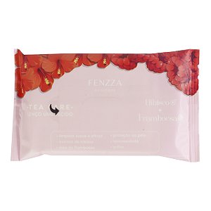 LENÇO UMIDECIDO HIBISCO + FRAMBOESA TEA CARE - FENZZA
