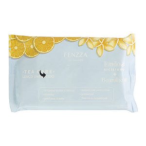 LENÇO UMEDECIDO LIMÃO SICILIANO + BAUNILHA TEA CARE - FENZZA