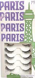 C24 - CÍLIOS POSTIÇOS 5 PARES CANTINHO PARIS - MISS FRANDY