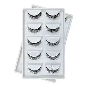 E14 - CARTELA DE CÍLIOS 5 PARES 3D