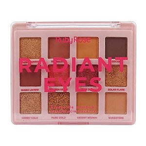 PALETA DE SOMBRAS RADIANT EYES - RUBY ROSE