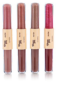 DUO LIPS BATOM E GLOSS LABIAL CHOCO FUN - FENZZA