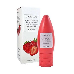 HIDRATANTE FACIAL DE MORANGO GLOW LOVE - MAX LOVE