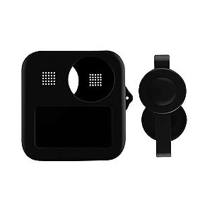 Case de Silicone Telesin para GoPro MAX 360 + Tampas para Lentes (GP-PTC-MAX)