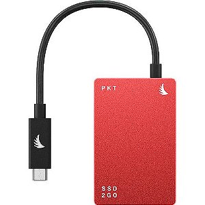 SSD Portátil Angelbird SSD2GO PKT MK2 1TB Red (Blackmagic Pocket)