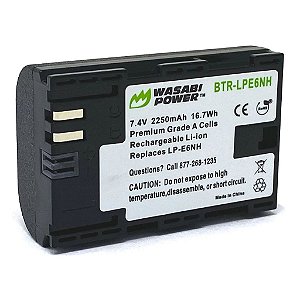Bateria Wasabi LP-E6NH P/ Câmeras EOS R - Wasabi Power