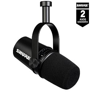 Microfone Para Podcast Shure MV7 com Entradas Usb e Xlr