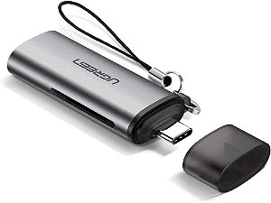 Leitor De Cartão USB-C Ugreen 3.1 Sd Tf Simultâneo 5gbps