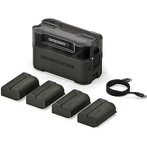 Kit com 4 Baterias e Estação de Carregamento DMW-BLK22
