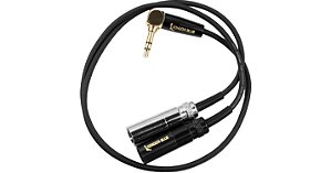 Kondor Blue - P2 3,5 mm para 2 Mini XLR Macho – 40 cm