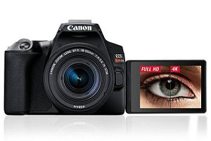 Câmera EOS Rebel SL3 4K + Lente 18-55mm IS STM