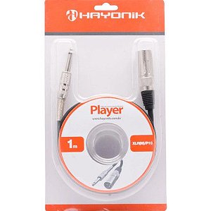 Cabo Microfone Hayonik XLR x P10 (1m)