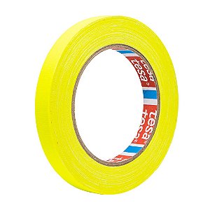 Fita de tecido TESA - Gaffer Tape 12mm X 25m Amarela Fluor (Spike)